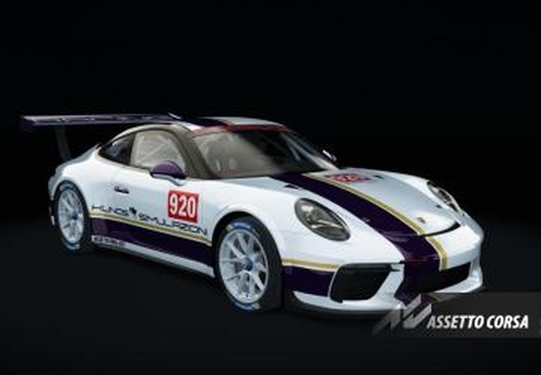 Porsche 911 GT3 Cup 2017версия 1.0 для Assetto Corsa