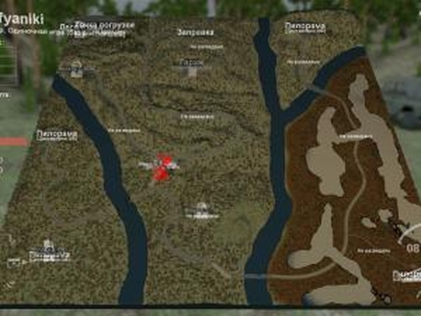 Карта «Торфяники»версия 1.0 для SpinTires (v03.03.16)