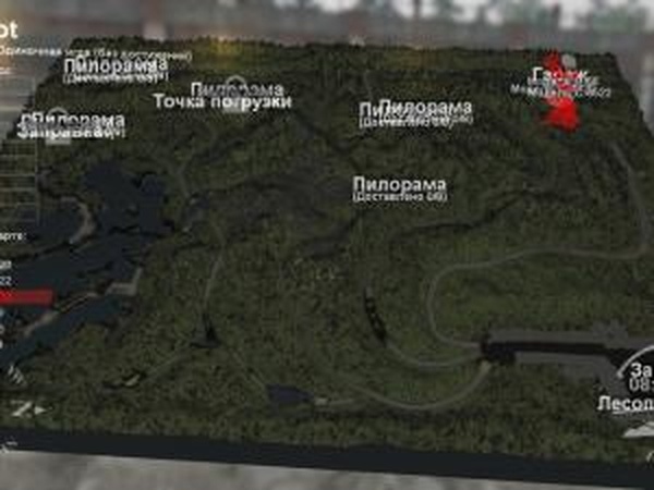 Карта «Крот»версия 1 для SpinTires (v03.03.16)