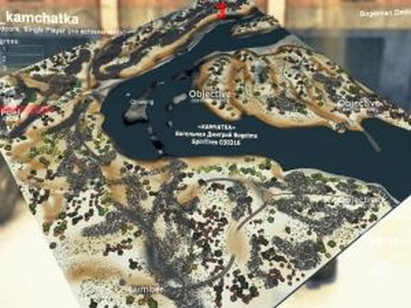 Карта «Камчатка»версия 1.0 для SpinTires (v03.03.16)