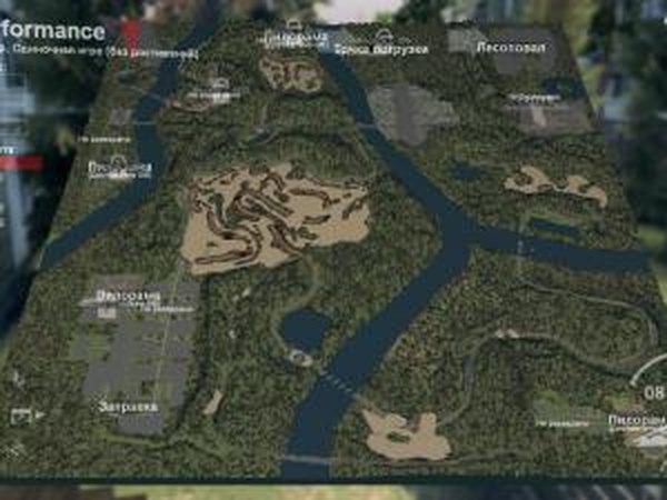Карта «Perfomans (Представление)»версия 1 для SpinTires (v03.03.16)