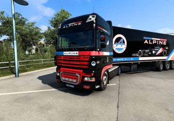 Комбо скин Alpine DAFверсия 1.0 для Euro Truck Simulator 2 (v1.40.x)