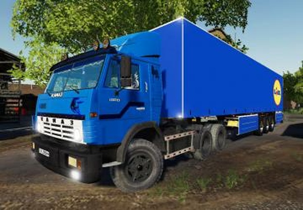 Schmitz Cargobull Lidlверсия 1.0.0.0 для Farming Simulator 2019 (v1.6.0.0)