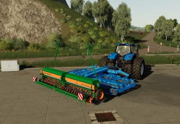 Amazone D8 60версия 1.1.0.0 для Farming Simulator 2019