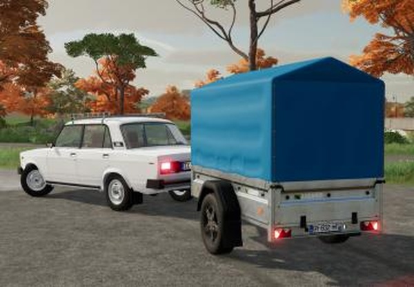 Lizard Car Trailerверсия 1.2.0.1 для Farming Simulator 2022 (v1.13.x)