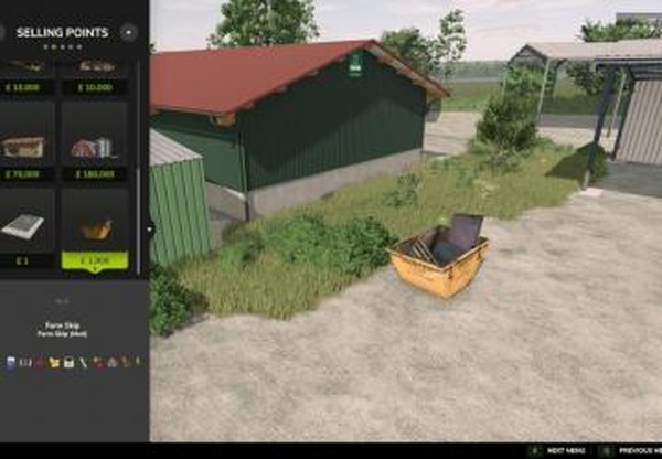 Farm Skipверсия 1.0.0.0 для Farming Simulator 2025