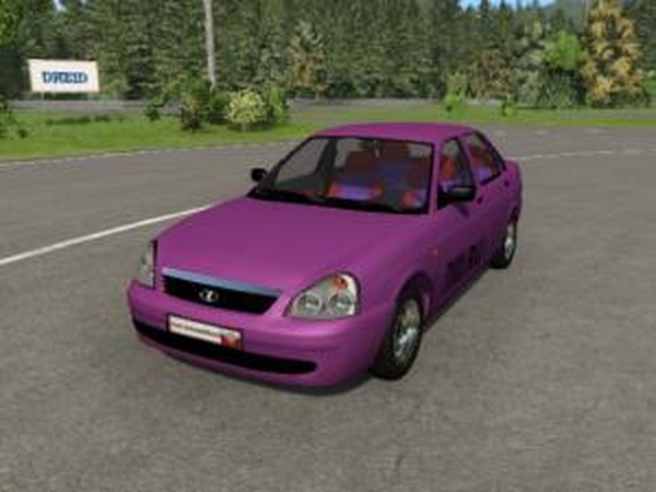 ВАЗ-2170 «Приора» Баклажанверсия 1 для BeamNG.drive (v1.10)