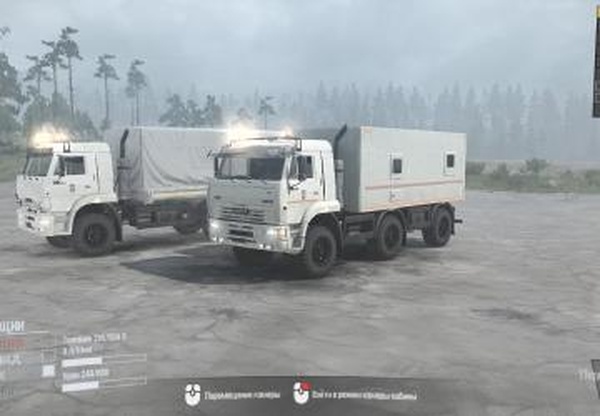 Камаз 65224. 53606версия 18/10/18 для Spintires: MudRunner (v18/05/21)