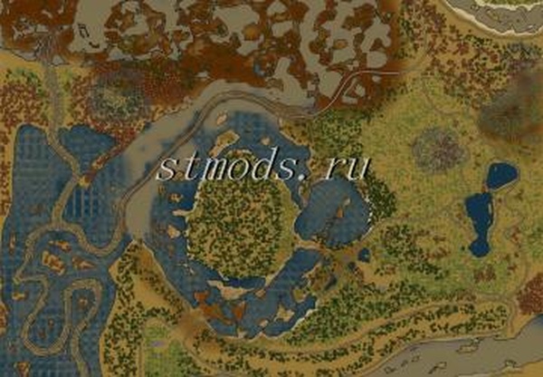 Карта «Заросшие холмы»версия 12.03.19 для Spintires: MudRunner (v19.11.18)