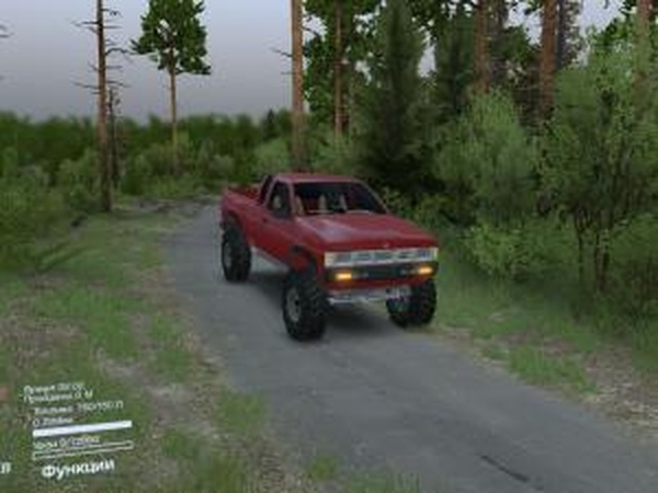 Nissan D21 Hardbody Pickupверсия 06.02.17 для SpinTires (v03.03.16)
