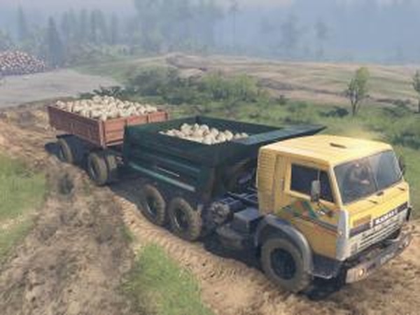 КамАЗ-5511 6x4версия 1.0 для SpinTires (v03.03.16)
