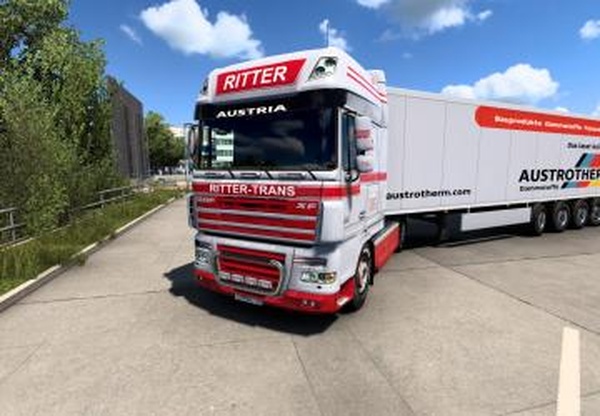 Комбо скин Ritter  для DAF XF 105версия 1.0 для Euro Truck Simulator 2 (v1.40.x)