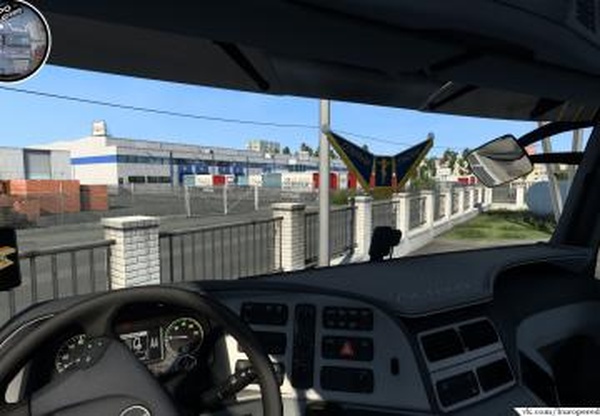 Тройной вымпелверсия 1.1 для Euro Truck Simulator 2 (v1.35.x, - 1.40.x)