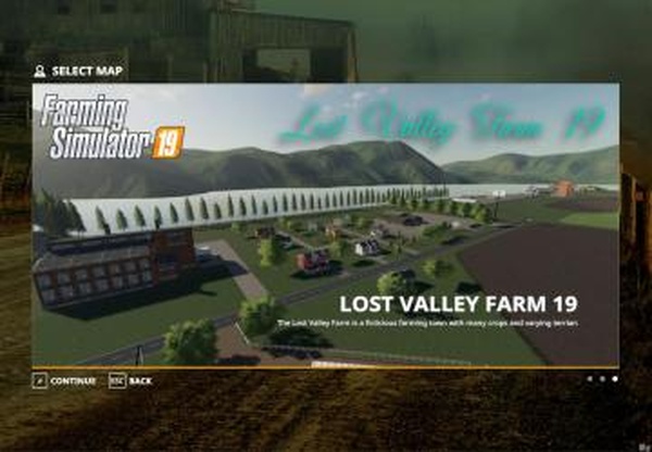 Карта «Lost Valley Farm 19»версия 1.0.0.0 для Farming Simulator 2019 (v1.6.x)