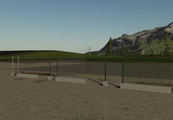 Metal Panel Fencesверсия 1.0.0.0 для Farming Simulator 2019