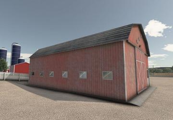 Old Barn With Flagверсия 1.0.0.0 для Farming Simulator 2025
