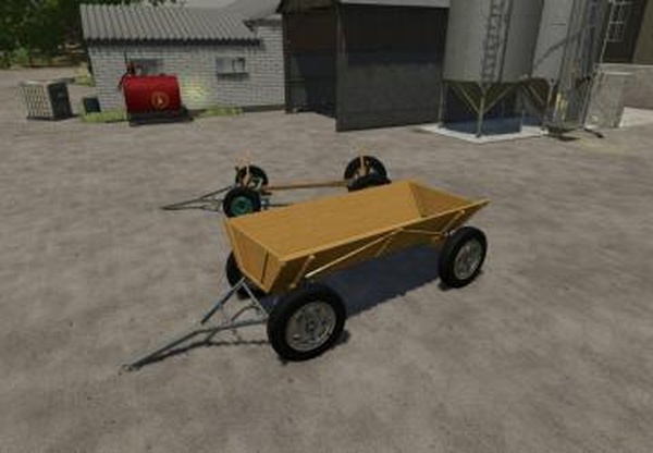 Wooden homemade trailerверсия 1.0.9.0 для Farming Simulator 2025