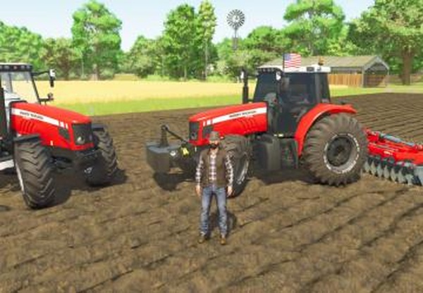 Massey Ferguson 7370 (6400-7370 Series)версия 1.3.2.1 для Farming Simulator 2025