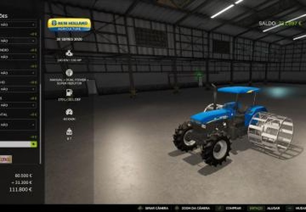 New Holland 30 Series 2020версия 1.0.1.1 для Farming Simulator 2025