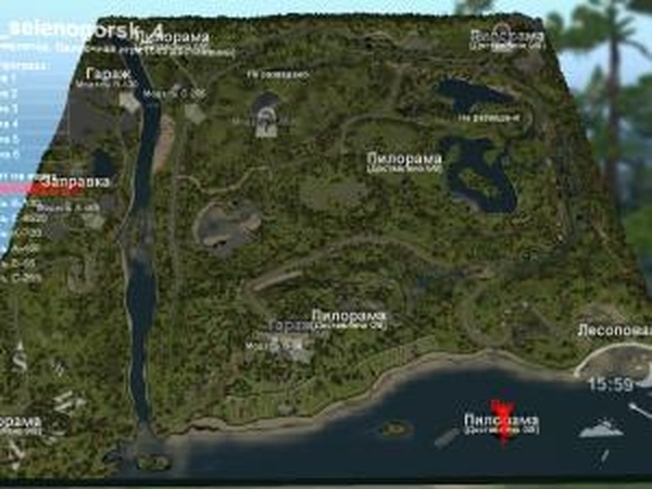 Карта «ПГТ. Зеленогорск»версия 4 для SpinTires (v03.03.16)