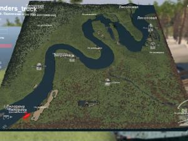 Карта «Thunders Truck»версия 1 для SpinTires (v03.03.16)