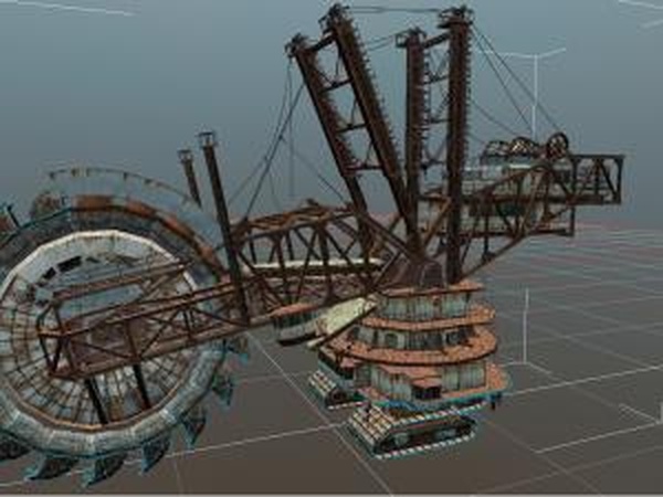 Объект для редактора карт «Землеройная машина»v1.0 для SpinTires (v03.03.16)