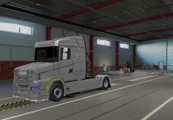 Example Skin Scania NG Tcabверсия 1.0 для Euro Truck Simulator 2 (v1.40.x)