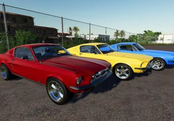 1965 Ford Mustangверсия 1.0.0.0 для Farming Simulator 2019 (v1.6.0.0)