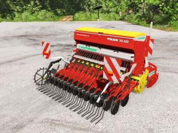 Сеялка Pottinger Vitasem 302 DDдля BeamNG.drive (v0.9)