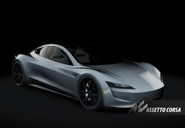 Tesla Roadsterверсия 1.1 для Assetto Corsa