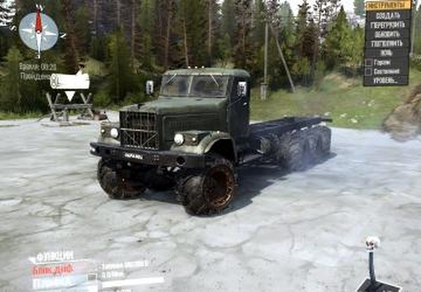 Краз-256 8х8 (переработанный)версия 1.5 для Spintires: MudRunner (v19.11.18)