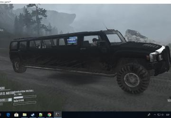Хаммер лимузинверсия 1 для Spintires: MudRunner (v18.10.18)
