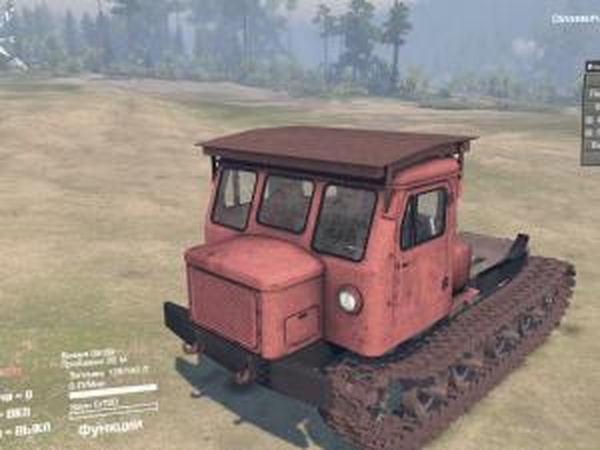 Стёкла в ТТ-4, ТЛТ-100, ЛП-19версия 1.1 для SpinTires (v03.03.16)
