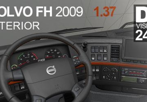 Volvo FH 2009 interiorверсия 23.03.21 для Euro Truck Simulator 2 (v1.39.x)