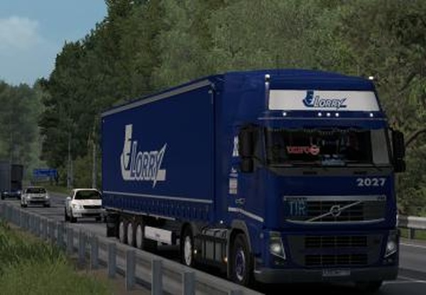 Комбо скин Lorry для Volvo FH 2009версия 1.0 для Euro Truck Simulator 2 (v1.39.x, 1.40.x)