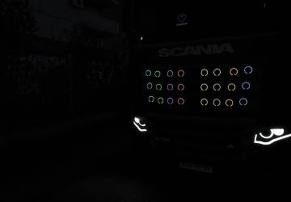 Ходовые огни «EYE LED»версия 1.0 beta для Euro Truck Simulator 2 (v1.40.x)