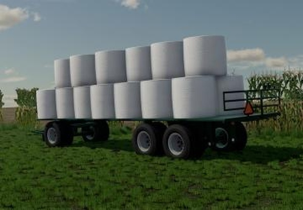 FlatBed Trailerверсия 1.1.0.0 для Farming Simulator 2022