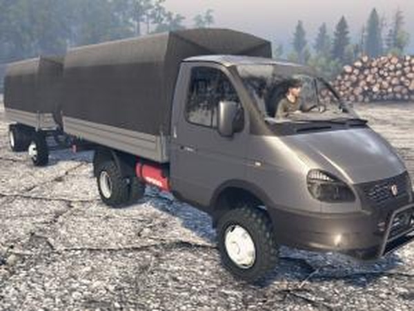 ГАЗ-33027 «Газель Бизнес» 4x4версия 3 Финал для SpinTires (v03.03.16)