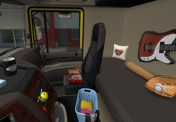 DLC Cabin Accessories ATS for ETS2версия 1.0 для Euro Truck Simulator 2 (v1.40.x, - 1.43.x)