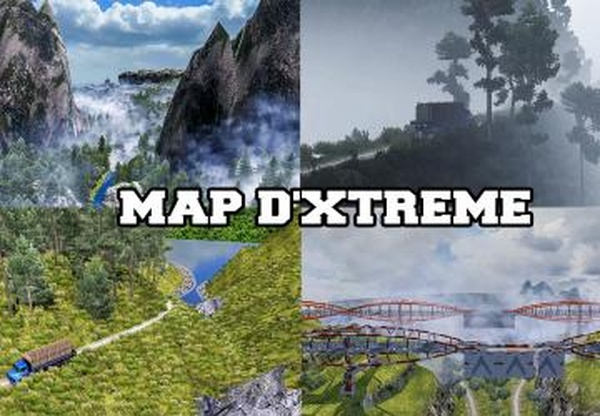 Map D’Xtremeверсия 2.0 для Euro Truck Simulator 2 (v1.32.x, - 1.40.x)