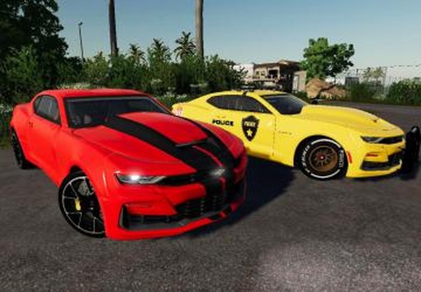 Chevrolet Camaro Policeверсия 1.0.0.0 для Farming Simulator 2019 (v1.6.0.0)
