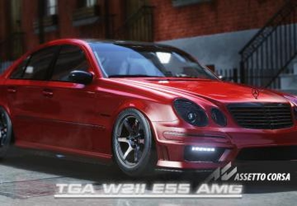 Mercedes-Benz W211 E55 AMG | TGA x Navvav1.1 для Assetto Corsa