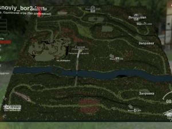 Карта «Сосновый бор 2»версия Beta 3 для SpinTires (v03.03.16)