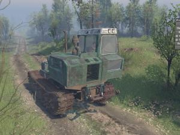 Трелевочный трактор ТЛТ-100 «Онежец»версия 24.01.17 для SpinTires (v03.03.16)