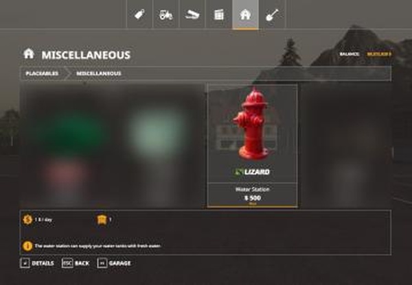 Fire Hydrantверсия 1.1 для Farming Simulator 2019