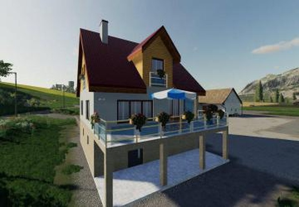 New Farmhouseверсия 1.0 для Farming Simulator 2019