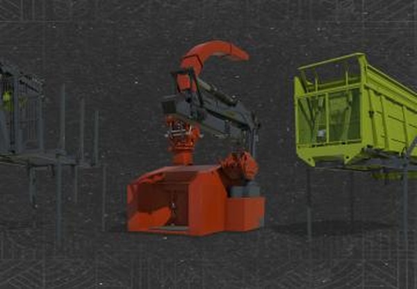 Claas Xerion Attachmentsверсия 1.0.0.0 для Farming Simulator 2025 (v1.7)