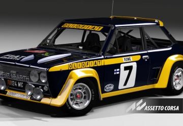 LF Gr.4 Fiat 131 Abarthверсия 1.0 LF/R-GT Mods/DJL Modding для Assetto Corsa