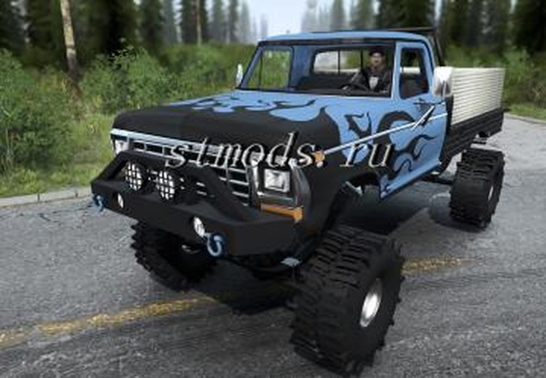 1979 Ford F250 Flatbedверсия 21.02.19 для Spintires: MudRunner (v19.11.18)