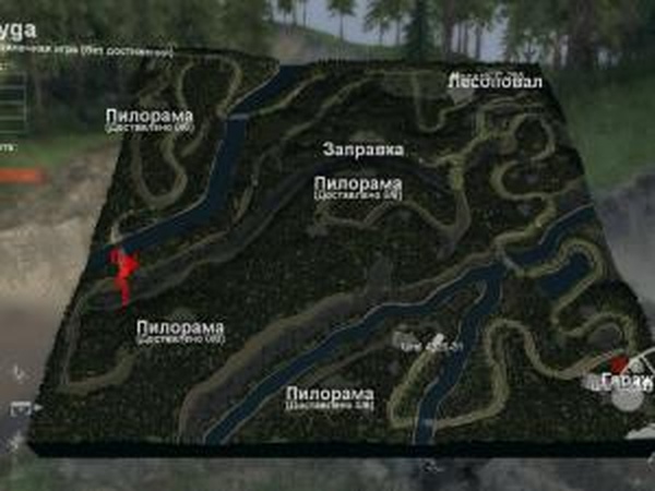 Карта «Калуга»версия 1.0 для SpinTires (v03.03.16)